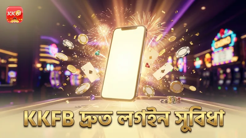KKFB প্ল্যাটফর্মে দ্রুত লগইন ও বেটিং করার সুবিধা