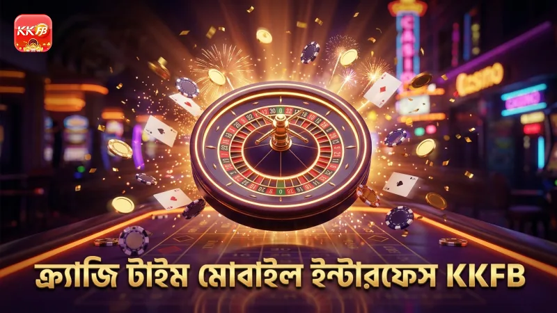 ক্র্যাজি টাইম গেমের মোবাইল ইন্টারফেস বুঝে বাজি ধরুন