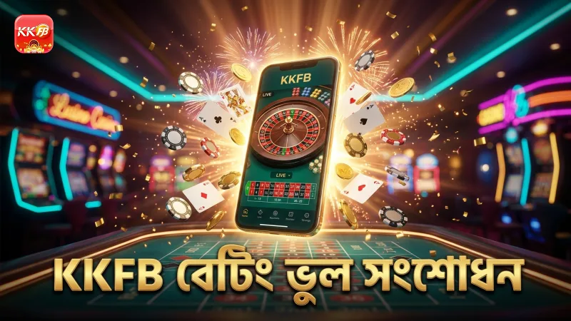 বেটিং ভুল ও সঠিক সংশোধন পদ্ধতি KKFB প্ল্যাটফর্মে।
